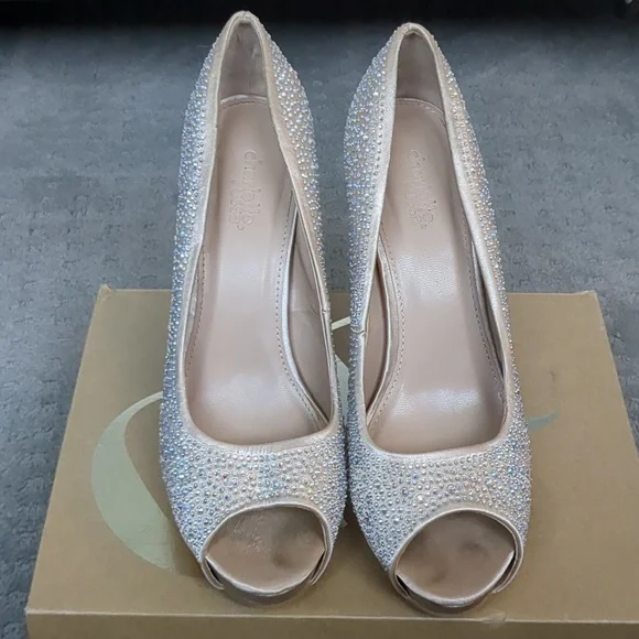 Charlotte Russe Sparkling Heels - Picture 3 of 9